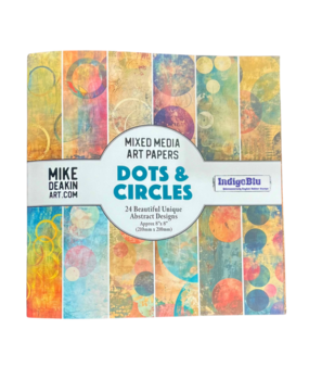 IndigoBlu Dots and Circles 8x8 Inch Paper Book (IND1300) IndigoBlu Dots and Circles 8x8 Inch Paper Book (IND1300)