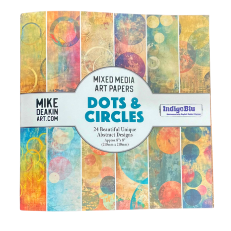 IndigoBlu Dots and Circles 8x8 Inch Paper Book (IND1300) IndigoBlu Dots and Circles 8x8 Inch Paper Book (IND1300)
