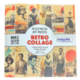 IndigoBlu Retro Collage 8x8 Inch Paper Book (IND1301)