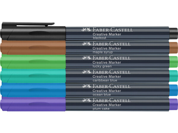 Faber Castell Creative Marker Fairy Forest Set 1.5mm (6pcs) (FC-160708) Faber Castell Creative Marker Fairy Forest Set 1.5mm (6pcs) (FC-160708)