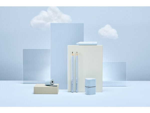 Faber Castell Pencil Sharpener Grip Mini Sky Blue (FC-183774) Faber Castell Pencil Sharpener Grip Mini Sky Blue (FC-183774)