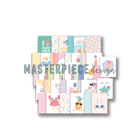 Masterpiece Design Sunny Summer Stories 3x4 Inch Pocket Page Cards (20pcs) (MP202233) (OUTLET)