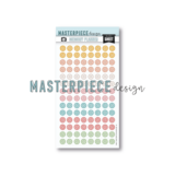 Masterpiece Design Memory Planner Sticker Sheet 6x10 Inch Reinforcers Script Leave (MP202238) (OUTLET)