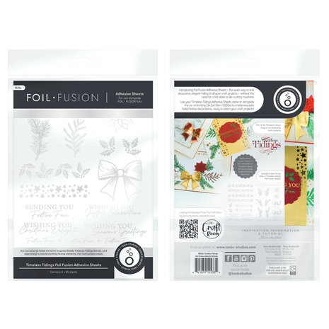 Tonic Studios Timeless Tidings Foil Fusion A5 Adhesive Sheets (4pcs) (5533e) Tonic Studios Timeless Tidings Foil Fusion A5 Adhesive Sheets (4pcs) (5533e)