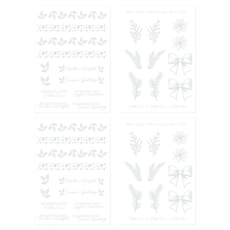 Tonic Studios Timeless Tidings Foil Fusion A5 Adhesive Sheets (4pcs) (5533e) Tonic Studios Timeless Tidings Foil Fusion A5 Adhesive Sheets (4pcs) (5533e)