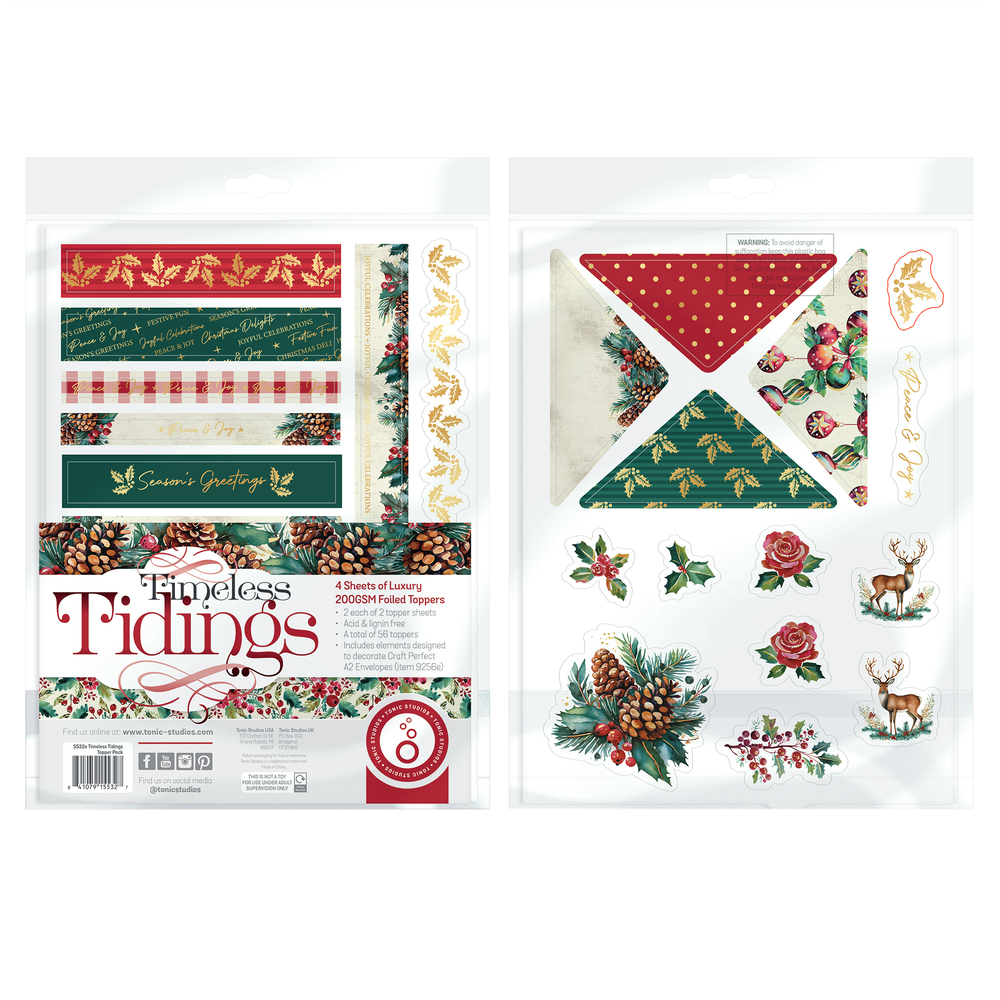 Tonic Studios Timeless Tidings Luxury Foiled Toppers (5532e) Tonic Studios Timeless Tidings Luxury Foiled Toppers (5532e)