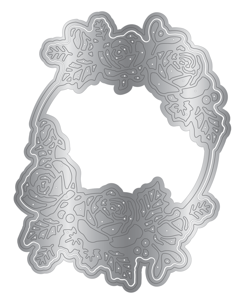 Crafter's Companion Christmas Rose Metal Die Create-a-Card Christmas Rose Wreath (S-CR-MD-CAC-CHRW) Crafter's Companion Christmas Rose Metal Die Create-a-Card Christmas Rose Wreath (S-CR-MD-CAC-CHRW)