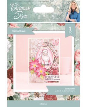 Crafter's Companion Christmas Rose Clear Stamp Santa Claus (S-CR-CA-ST-SACL) Crafter's Companion Christmas Rose Clear Stamp Santa Claus (S-CR-CA-ST-SACL)