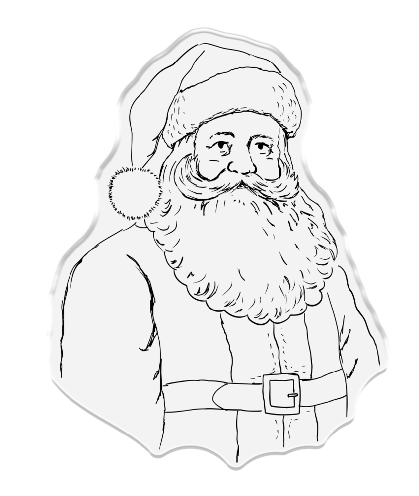 Crafter's Companion Christmas Rose Clear Stamp Santa Claus (S-CR-CA-ST-SACL) Crafter's Companion Christmas Rose Clear Stamp Santa Claus (S-CR-CA-ST-SACL)