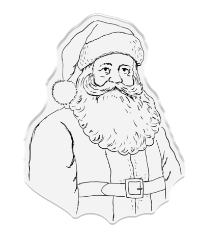 Crafter's Companion Christmas Rose Clear Stamp Santa Claus (S-CR-CA-ST-SACL) Crafter's Companion Christmas Rose Clear Stamp Santa Claus (S-CR-CA-ST-SACL)