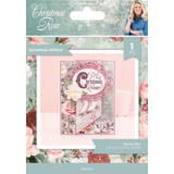 Crafter's Companion Christmas Rose Clear Stamp Christmas Wishes (S-CR-CA-ST-CHWI)