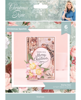 Crafter's Companion Christmas Rose Clear Stamp Christmas Sparkle (S-CR-CA-ST-CHSP) Crafter's Companion Christmas Rose Clear Stamp Christmas Sparkle (S-CR-CA-ST-CHSP)