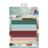 Crafter's Companion Christmas Rose A4 Luxury Linen Cardstock (S-CR-LINEN-A4)