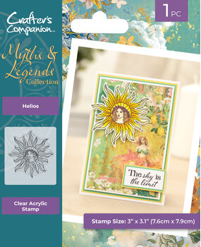 Crafter's Companion Myths & Legends Clear Stamp Helios (ML-CA-ST-HEL)