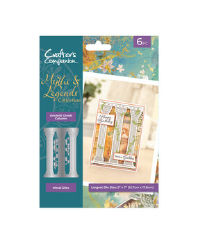 Crafter's Companion Myths & Legends Metal Die Create-a-card Ancient Greek Column (ML-MD-CAD-ANGC)