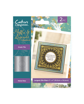 Crafter's Companion Myths & Legends Metal Die Create-a-card Greek Tile (ML-MD-CAD-GRTI)