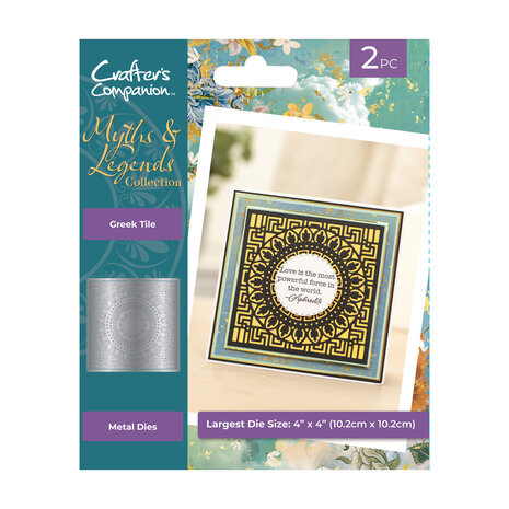 Crafter's Companion Myths & Legends Metal Die Create-a-card Greek Tile (ML-MD-CAD-GRTI) Crafter's Companion Myths & Legends Metal Die Create-a-card Greek Tile (ML-MD-CAD-GRTI)