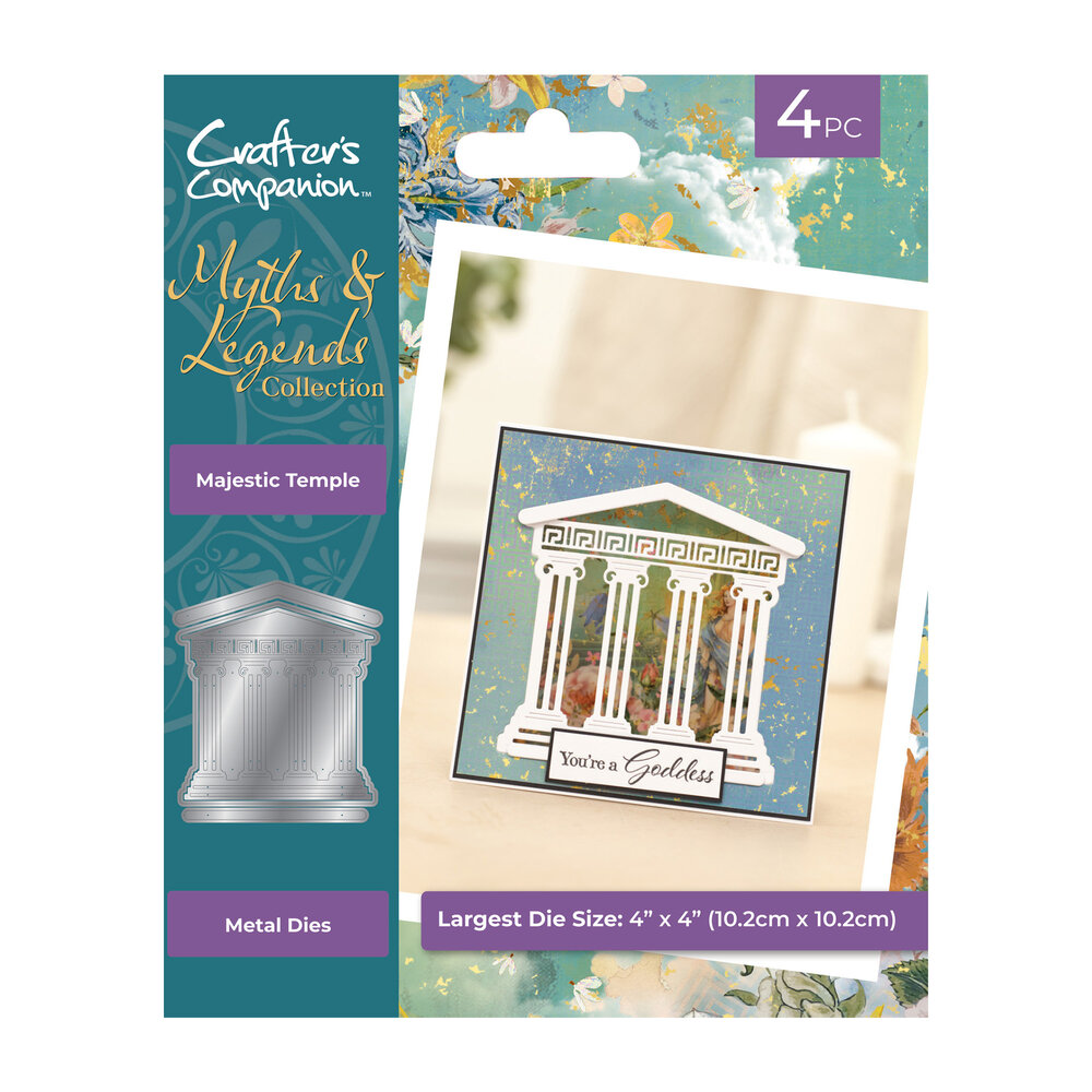 Crafter's Companion Myths & Legends Metal Die Create-a-card Majestic Temple (ML-MD-CAD-MATE) Crafter's Companion Myths & Legends Metal Die Create-a-card Majestic Temple (ML-MD-CAD-MATE)