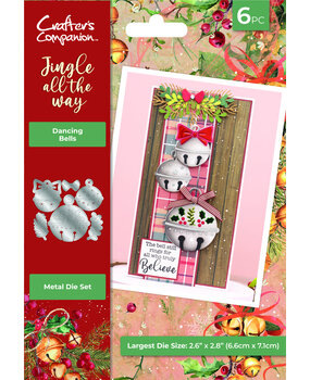 Crafter's Companion Jingle All The Way Metal Die Dancing Bells (JATW-MD-DANBEL)