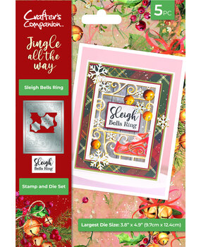 Crafter's Companion Jingle All The Way Stamp & Die Sleigh Bells Ring (JATW-STD-SLEI)
