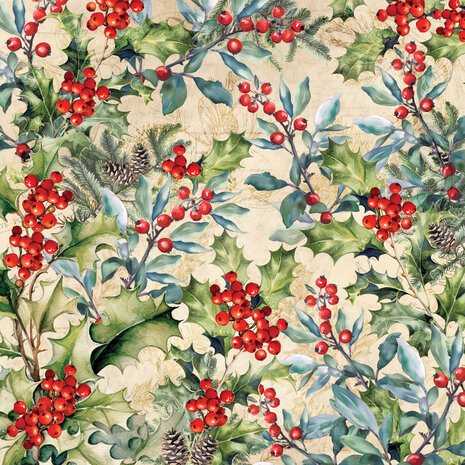 Crafter's Companion Holly & Ivy 8x8 Inch Vellum Pad (NG-HAI-VEL8) Crafter's Companion Holly & Ivy 8x8 Inch Vellum Pad (NG-HAI-VEL8)