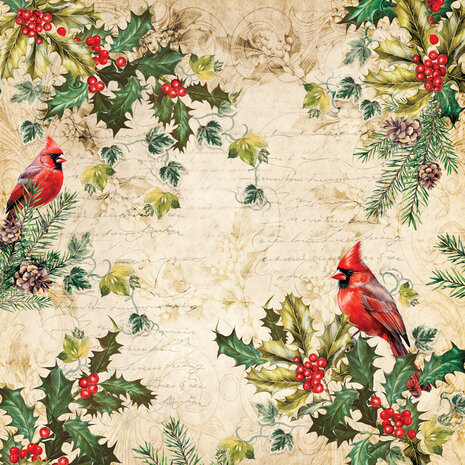 Crafter's Companion Holly & Ivy 8x8 Inch Vellum Pad (NG-HAI-VEL8) Crafter's Companion Holly & Ivy 8x8 Inch Vellum Pad (NG-HAI-VEL8)