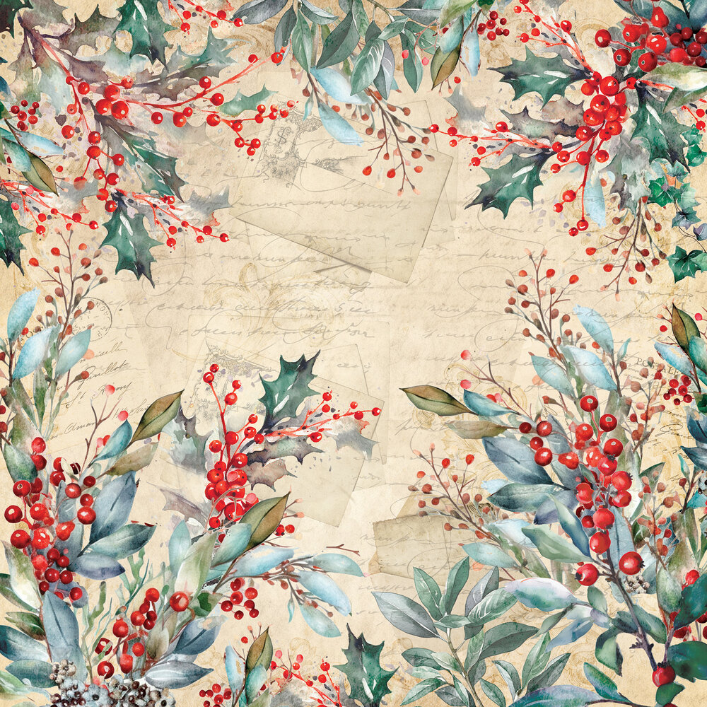 Crafter's Companion Holly & Ivy 8x8 Inch Vellum Pad (NG-HAI-VEL8) Crafter's Companion Holly & Ivy 8x8 Inch Vellum Pad (NG-HAI-VEL8)