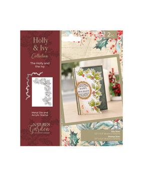 Crafter's Companion Holly & Ivy Stamp & Die The Holly and the Ivy (NG-HAI-STD-THTI)