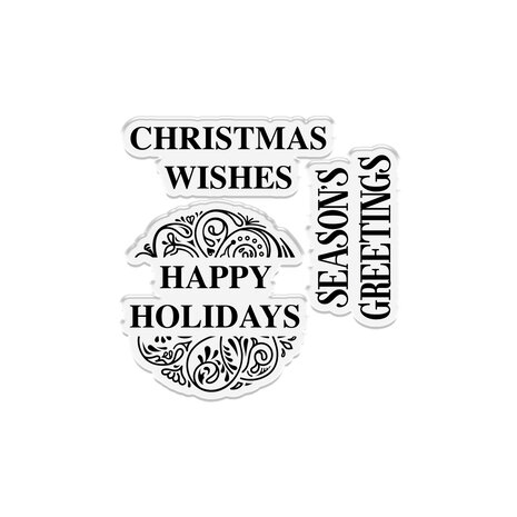 Crafter's Companion Holly & Ivy Stamp & Die Holly and Ivy Sentiment (NG-HAI-STD-HIS)