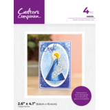 Crafter's Companion A Touch Of Sparkle Stamp/Die/Stencil Angel (CC-STD-STEN-ANG)