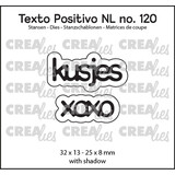 Crealies Texto Positivo Stansen Dutch Kusjes Xoxo (POSNL120)