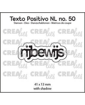 Crealies Texto Positivo Dies Dutch Rijbewijs (POSNL50)