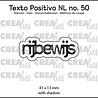 Crealies Texto Positivo Stansen Dutch Rijbewijs (POSNL50)