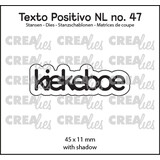 Crealies Texto Positivo Stansen Dutch Kiekeboe (POSNL47)