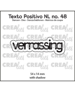Crealies Texto Positivo Dies Dutch Verrassing (POSNL48)