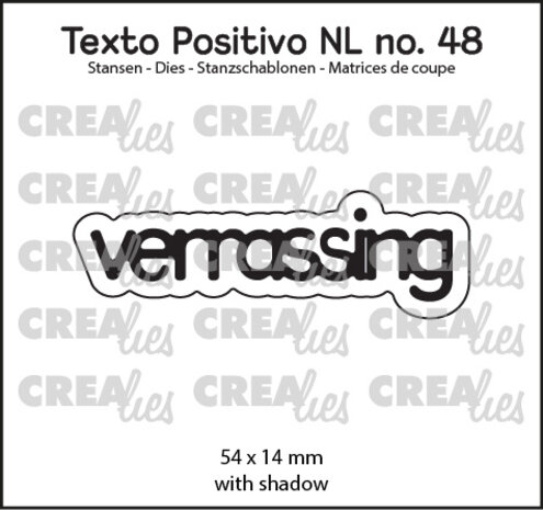 Crealies Texto Positivo Stansen Dutch Verrassing (POSNL48)