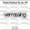 Crealies Texto Positivo Dies Dutch Verrassing (POSNL48)