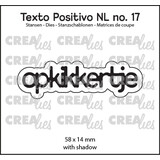Crealies Texto Positivo Stansen Dutch Opkikkertje (POSNL17)