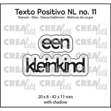 Crealies Texto Positivo Stansen Dutch Een Kleinkind (POSNL11)