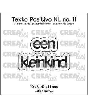 Crealies Texto Positivo Stansen Dutch Een Kleinkind (POSNL11)
