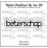 Crealies Texto Positivo Dies Dutch Beterschap (POSNL02)