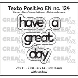 Crealies Texto Positivo Stansen English Have A Great Day (POSEN124)