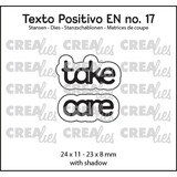Crealies Texto Positivo Dies English Take Care (POSEN17)