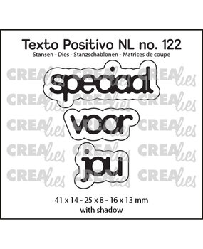 Crealies Texto Positivo Dies Dutch Speciaal Voor Jou (POSNL122)