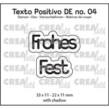 Crealies Texto Positivo Dies German Frohes Fest (POSDE04)