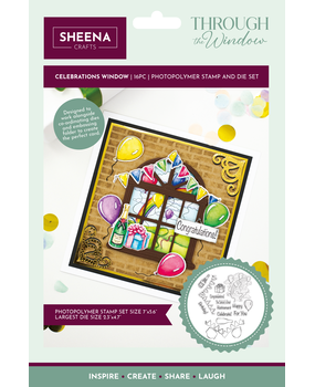 Crafter's Companion Through the Window Stamp & Die Celebrations Window (SD-TW-STD-CELWI) Crafter's Companion Through the Window Stamp & Die Celebrations Window (SD-TW-STD-CELWI)