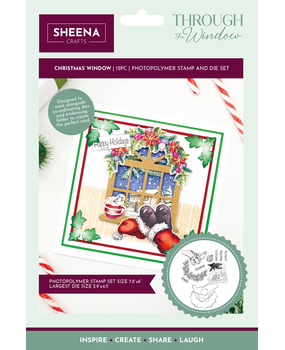 Crafter's Companion Through the Window Stamp & Die Christmas Window (SD-TW-STD-CHRWI)
