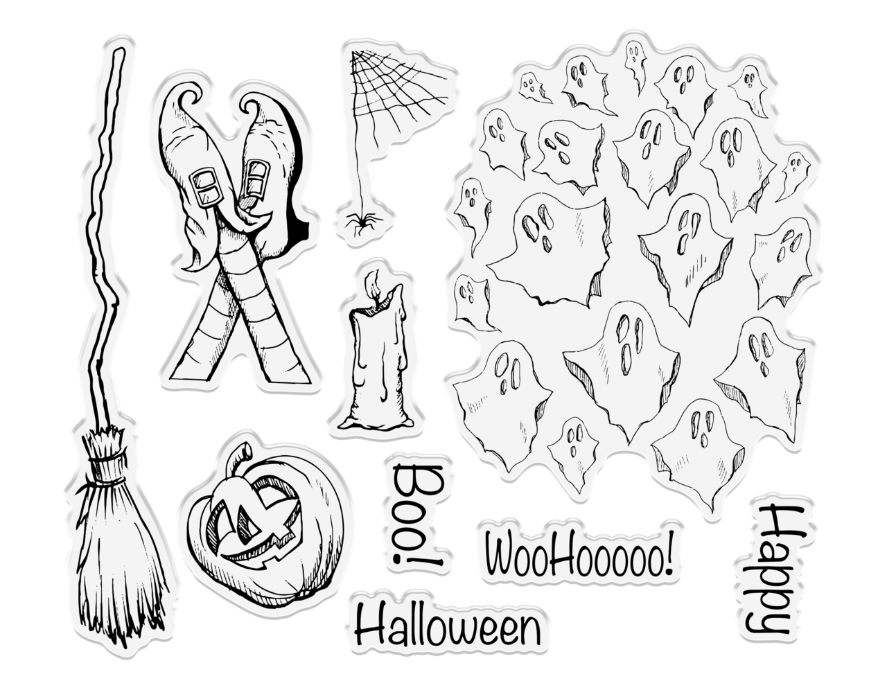 Crafter's Companion Through the Window Stamp & Die Halloween Window (SD-TW-STD-HALWI)