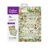 Crafter's Companion Winter Berries 12x12 Inch Christmas Paper Pad (CC-PAD12-WIBE)