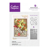 Crafter's Companion 3D Flower Folders & Dies Festive Foliage (CC-3DEF9-MD-FEFO)
